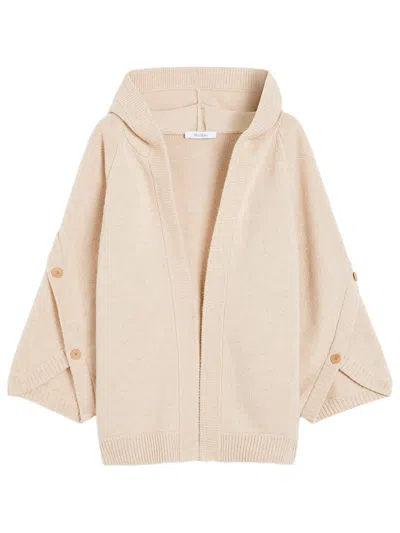 Max Mara Wool And Cashmere Hooded Cardigan