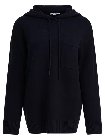 MAX MARA MAX MARA WOOL AND CASHMERE HOODED SWEATER