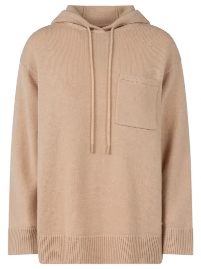 MAX MARA WOOL AND CASHMERE HOODED SWEATER