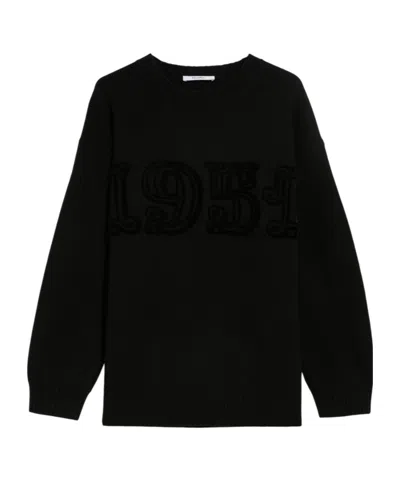 Max Mara Wool And Cashmere Jumper In Black