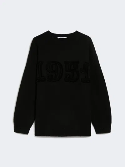 Max Mara Wool And Cashmere Jumper In Black