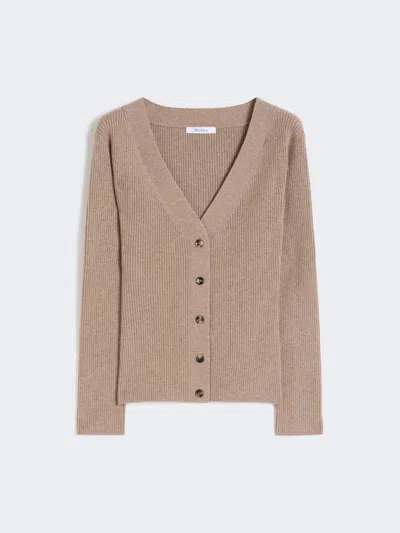 Max Mara Wool And Cashmere Jumper In Neutral