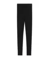 Max Mara Wool And Cashmere Knit Leggings In Black