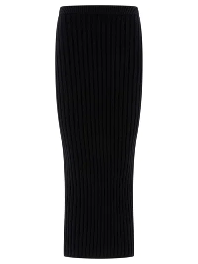 Max Mara Wool And Cashmere Knit Skirt