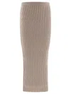 Max Mara Wool And Cashmere Knit Skirt