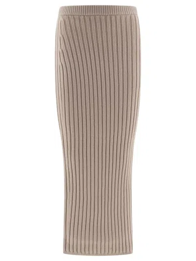Max Mara Wool And Cashmere Knit Skirt