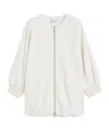 Max Mara Cirino Jacket In Wool And Cashmere Knit In White