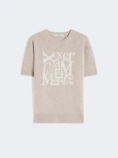 Max Mara Wool And Cashmere Knitwear In Purple