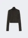 Max Mara Azulene Wool And Cashmere Turtleneck Sweater In Black