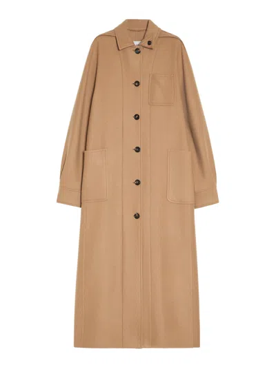 MAX MARA WOOL AND CASHMERE SHIRT COAT