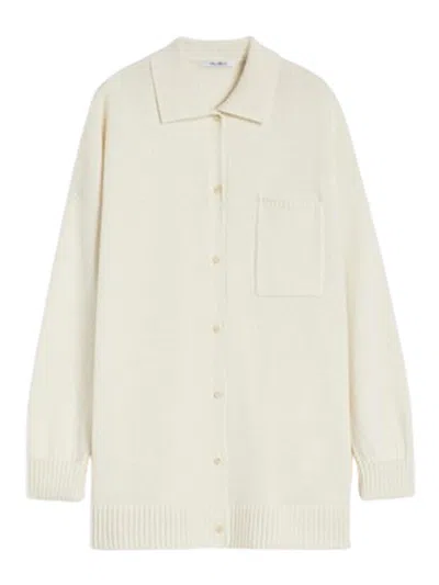 Max Mara Wool And Cashmere Shirt Jacket In Animal Print