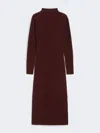 Max Mara Wool And Cashmere Slim-fit Dress In Red