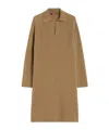 Max Mara Wool And Cashmere Soft Dress In Brown
