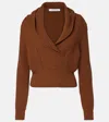 Max Mara Oversized Wool And Cashmere Jumper In Brown