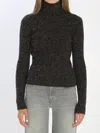 Max Mara Wool And Cashmere-blend Turtleneck Sweater In Brown