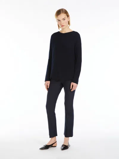 Max Mara Wool And Cashmere Sweater In Black
