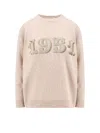 Max Mara Wool And Cashmere Sweater With 1951 Motif