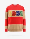 Max Mara Wool And Cashmere Sweater With Flocked 1951 Motif