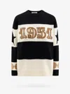 Max Mara Wool And Cashmere Sweater With Flocked 1951 Motif