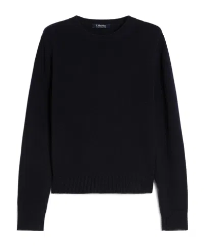 Max Mara Wool And Cashmere Sweaters In Black