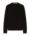 Max Mara Wool And Cashmere Sweaters In Black