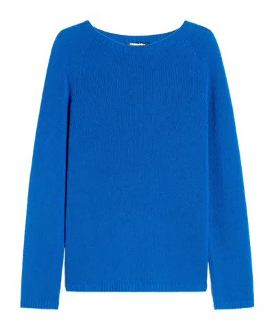 Max Mara Wool And Cashmere Sweaters In Blue