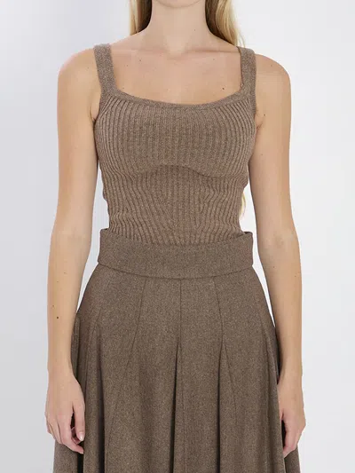 MAX MARA WOOL AND CASHMERE TOP