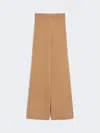 Max Mara Wool And Cashmere Trousers In Brown