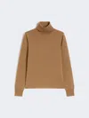 Max Mara Wool And Cashmere Turtleneck Sweater In Multi