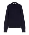 Max Mara Wool And Cashmere Turtlenecks In Black