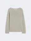Max Mara Wool And Cashmere Yarn Sweater In Neutral