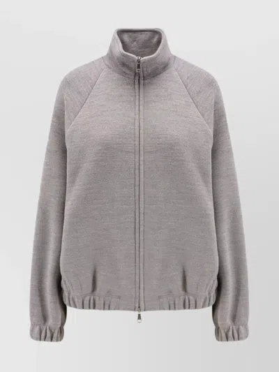 MAX MARA WOOL AND COTTON BLEND SWEATSHIRT