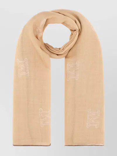MAX MARA WOOL AND SILK BLEND SCARF