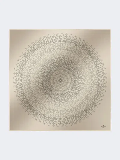 Max Mara Wool And Silk Stole In Gray