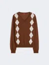 Max Mara Studio Mstdentice Top Chocolate In Brown