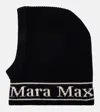 Max Mara Wool Balaclava In Black