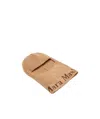 Max Mara Wool Balaclava Hat In Nude