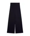 Max Mara Stretch Wool Pants In Black