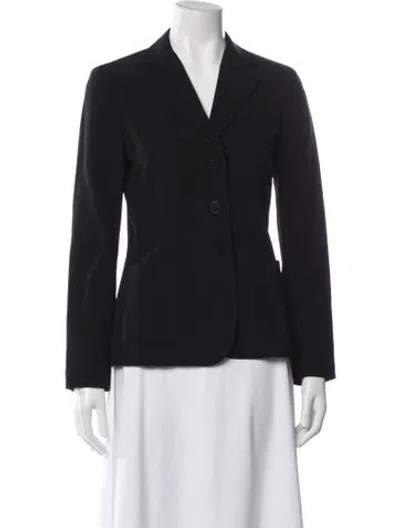 Pre-owned Max Mara Wool Blazer In Black