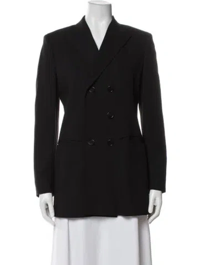 Pre-owned Max Mara Wool Blazer In Black