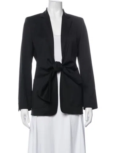Pre-owned Max Mara Wool Blazer In Black