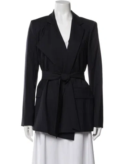 Pre-owned Max Mara Wool Blazer In Blue