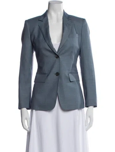Pre-owned Max Mara Wool Blazer In Blue