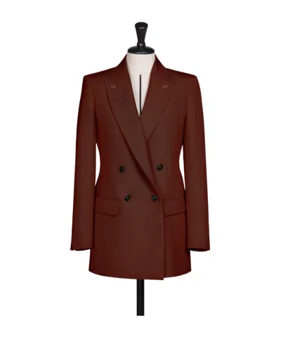 Max Mara Wool Blazer In Brown
