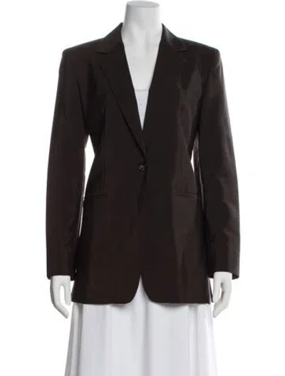 Pre-owned Max Mara Wool Blazer In Brown