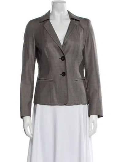 Pre-owned Max Mara Wool Blazer In Brown