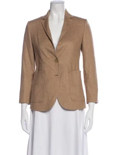 Pre-owned Max Mara Wool Blazer In Brown