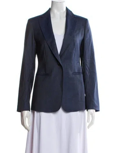Pre-owned Max Mara Wool Blazer In Gray