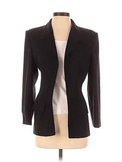 Pre-owned Max Mara Wool Blazer Jacket In Black