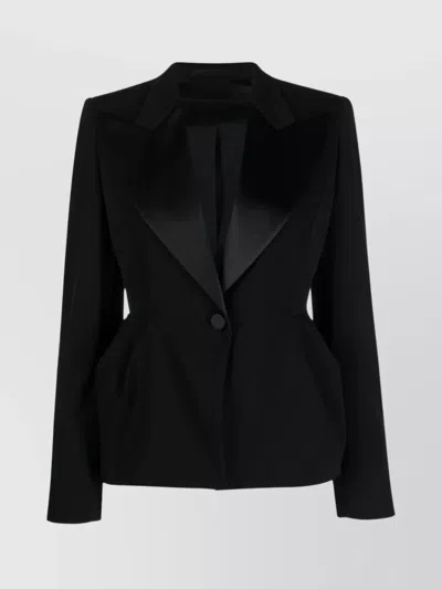 MAX MARA WOOL BLAZER JACKET ENAMEL BUTTONS